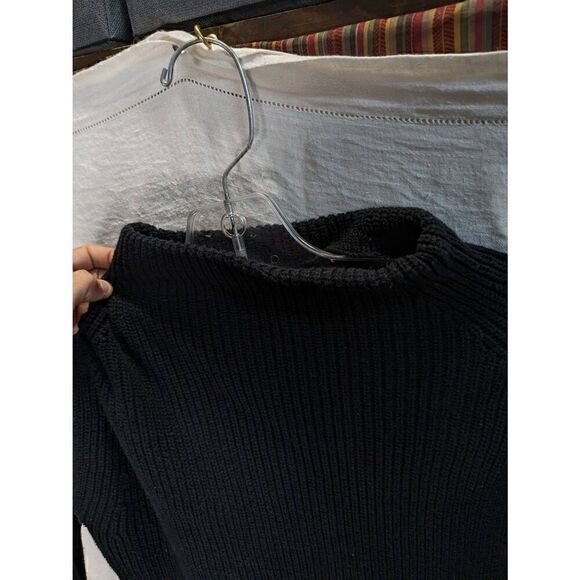 Vintage Y2K Tommy Hilfiger Mock Neck Cropped Long Sleeve Top XS - Picture 3 of 7